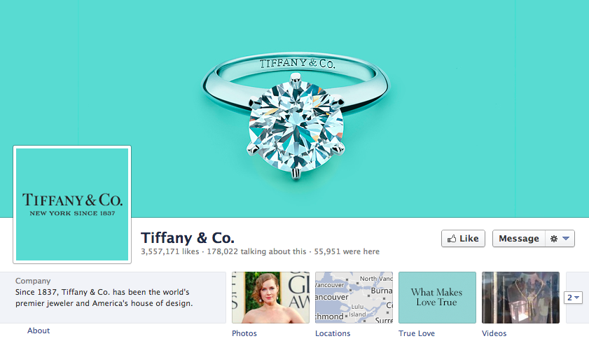 tiffany jewellery website