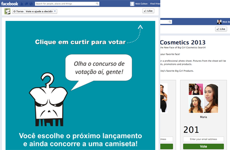 Facebook Vote Contest