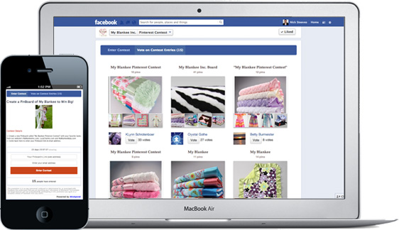 Pinterest Contest App