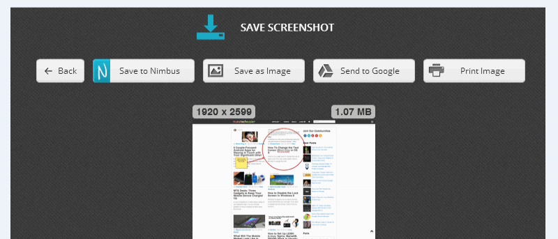 nimbus screenshot chrome extensions for digital marketers